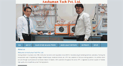 Desktop Screenshot of anshumantech.com